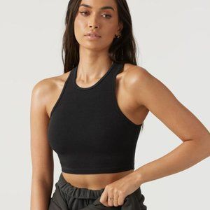 Joah Brown High Rise Crop Tank